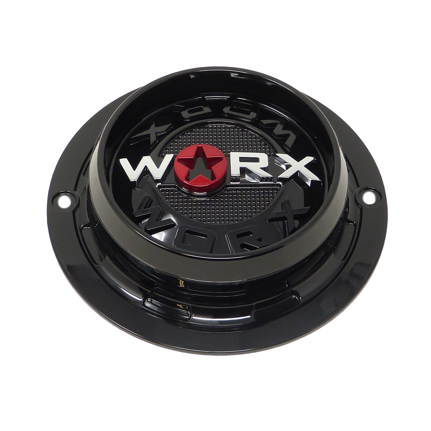 CAP WX6 BR20 Worx Alloy Gloss Black 5 6 Lug Bolt On Center Cap